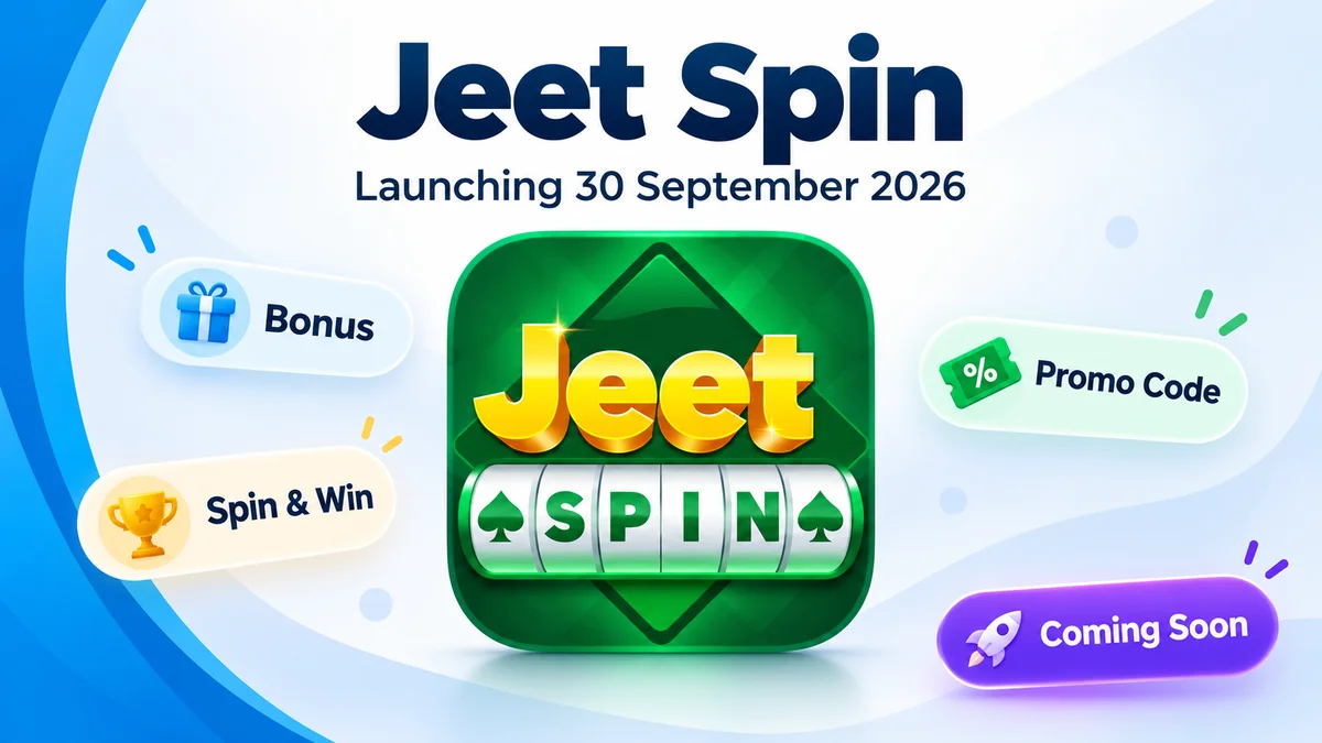 Jeet Spin app launch announcement banner