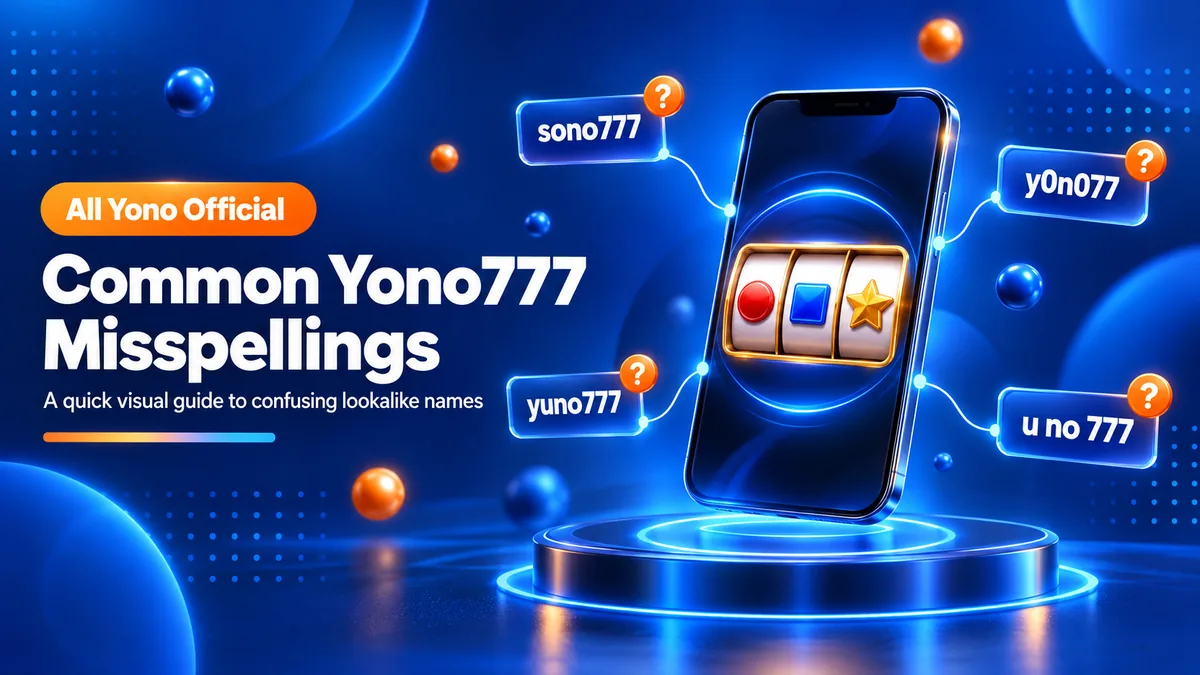 A phone with a slot icon surrounded by name tags sono777, y0n077, yuno777 and u no 777, each with a question mark