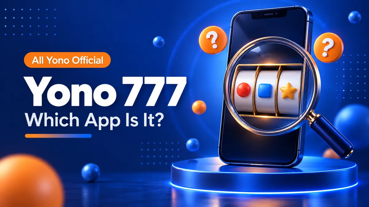 Phone with a 777 slot icon under a magnifying glass