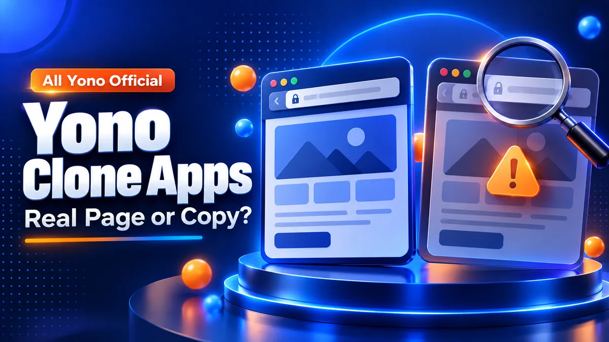Two near-identical app download pages with one marked as a copy